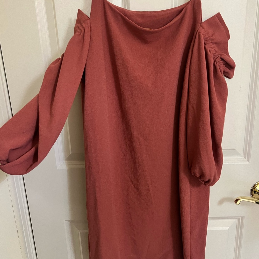 Pink Off the Shoulder Dress